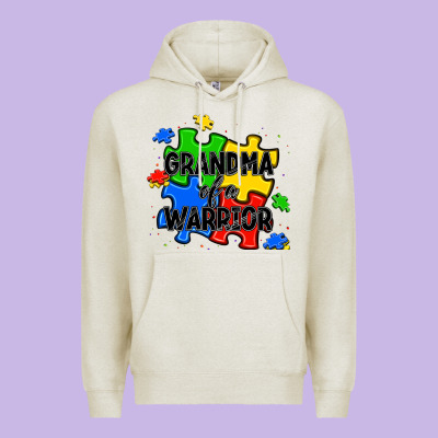 Grandma Of A Warrior Premium Hoodie Designed By Jahusdesignshop