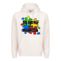 Pale Pink grandma of a warrior Premium Hoodie - JahusDesignShop