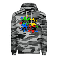 Slate Camo grandma of a warrior Premium Hoodie - JahusDesignShop
