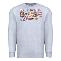 Heather Grey Easter Nurse Premium Sweatshirt - RanaPortraitStore