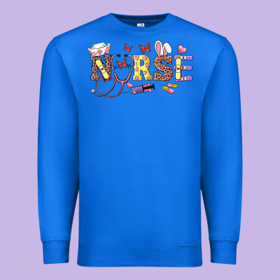 Easter Nurse Premium Sweatshirt Designed By Ranaportraitstore