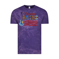 Cloud Purple freedom rocks with guitar Vintage Tee - Artiststas