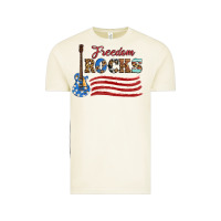 Vintage Arctic freedom rocks with guitar Vintage Tee - Artiststas