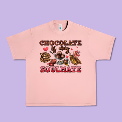 Chocolate Is My Soulmate Urban Heavy Tee Designed By Adodesignshop
