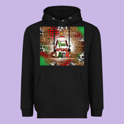You Serious Clark Christmas Tree Heavyweight Hoodie Designed By Jasminsmagicworld