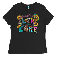 Black spoiler alert i don't care Ladies Tee - Zillion Design Studio