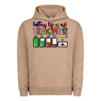 Pigment Burro Battery life of a Teacher Urban Hoodie - CowGirlArtShop