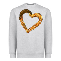 Heather Grey churros Heavyweight Sweatshirt - AdoDesignShop