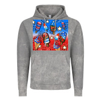 Cloud Rock american popsicle and stars Vintage Hoodie - AdoDesignShop