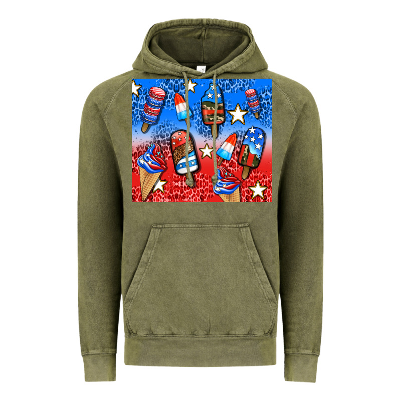American Popsicle And Stars Vintage Hoodie by AdoDesignShop | Teevron