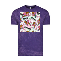 Cloud Purple teacher thunderbolt and glasses Vintage Tee - BundleAndBundleShop