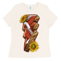 Sport Football  Lightning Bolt Ladies Tee | Teevron