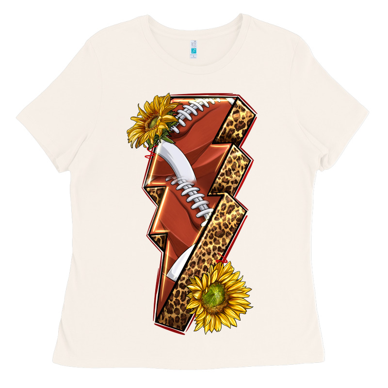 Sport Football  Lightning Bolt Ladies Tee by texasbilliewilder | Teevron