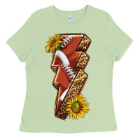 Matcha sport football  lightning bolt Ladies Tee - texasbilliewilder