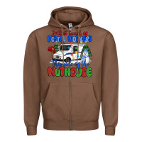 Chestnut jolliest bunch of postal workers this side of the Zipper Hoodie - MaliasSmallBusiness
