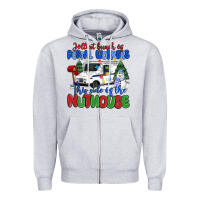 Heather Grey jolliest bunch of postal workers this side of the Zipper Hoodie - MaliasSmallBusiness