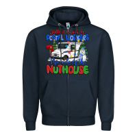 Navy jolliest bunch of postal workers this side of the Zipper Hoodie - MaliasSmallBusiness
