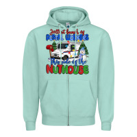 Seafoam jolliest bunch of postal workers this side of the Zipper Hoodie - MaliasSmallBusiness
