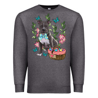 Charcoal Heather Easter Pitbull Premium Sweatshirt - RanaPortraitStore
