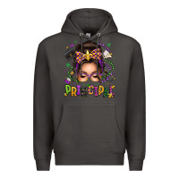 Smoke mardi gras principal caucasian messy bun Premium Hoodie - texasbilliewilder