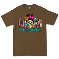 Cacao mom life with skull Premium Tee - texasbilliewilder