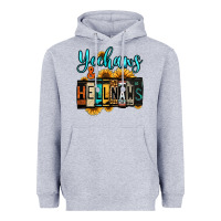 Heather Grey yeehaws and hellnaws Heavyweight Hoodie - Jasminsmagicworld