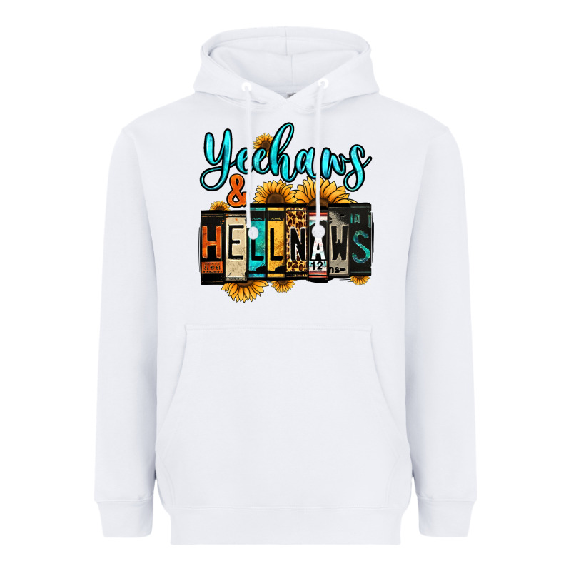 Yeehaws And Hellnaws Heavyweight Hoodie by Jasminsmagicworld | Teevron