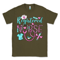 Army Green registered nurse rn Classic Tee - BarkalooDesign