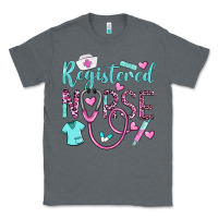 Charcoal Heather registered nurse rn Classic Tee - BarkalooDesign