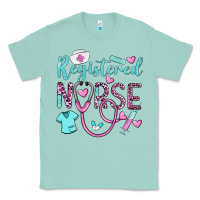 Seafoam registered nurse rn Classic Tee - BarkalooDesign