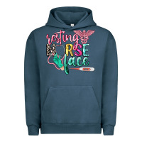 Pigment Midnight Navy resting nurse face Urban Hoodie - CowGirlArtShop