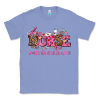 Colony Blue nurse with valentines day element Classic Tee - AdoDesignShop