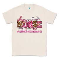 Natural nurse with valentines day element Classic Tee - AdoDesignShop