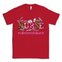 Red nurse with valentines day element Classic Tee - AdoDesignShop