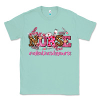 Seafoam nurse with valentines day element Classic Tee - AdoDesignShop