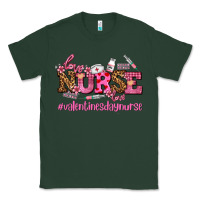 Sports Green nurse with valentines day element Classic Tee - AdoDesignShop
