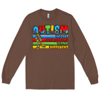 Chestnut autism accept understand love different Long Sleeve Tee - JahusDesignShop