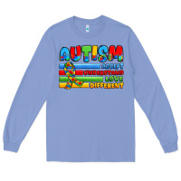 Colony Blue autism accept understand love different Long Sleeve Tee - JahusDesignShop