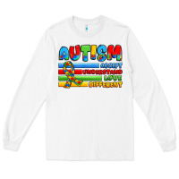 White autism accept understand love different Long Sleeve Tee - JahusDesignShop