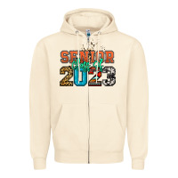 Sandshell senior class of 2023 Zipper Hoodie - NancyCooperArtShop