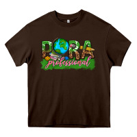 Chocolate Brown para professional Heavy Core Tee - texasbilliewilder