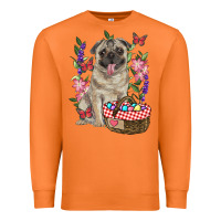 Carrot Easter pug Premium Sweatshirt - RanaPortraitStore