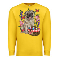 Lemon Easter pug Premium Sweatshirt - RanaPortraitStore