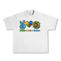 Lunar Rock peace love autism Urban Heavy Tee - AdoDesignShop