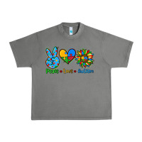Tornado peace love autism Urban Heavy Tee - AdoDesignShop