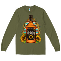 Army Green whiskey bottle Long Sleeve Tee - Jasminsmagicworld
