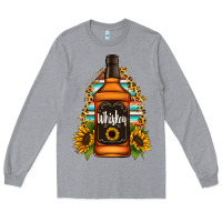 Heather Grey whiskey bottle Long Sleeve Tee - Jasminsmagicworld