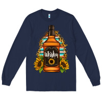 Navy whiskey bottle Long Sleeve Tee - Jasminsmagicworld