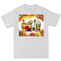 Dove Grey bus driver coffee cups Premium Tee - Zillion Design Studio