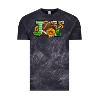 Cloud Black joy with football ball and sunflower ado Vintage Tee - AdoDesignShop